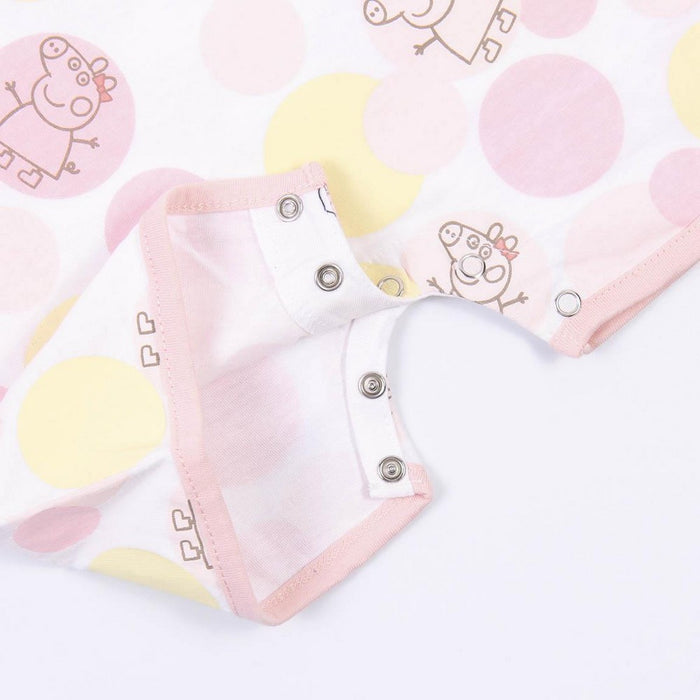 Baby's Short-sleeved Romper Suit Peppa Pig Pink