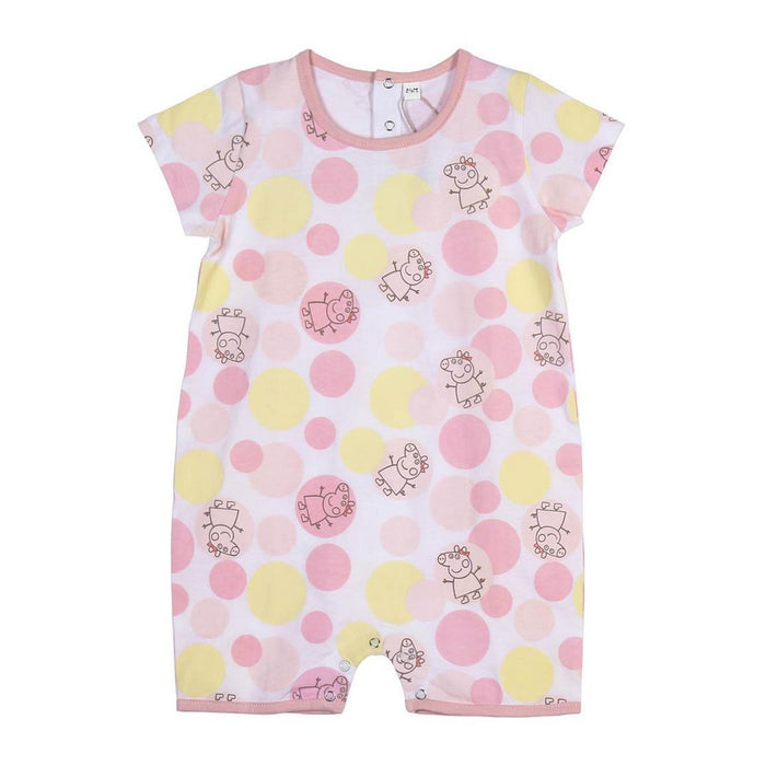 Baby's Short-sleeved Romper Suit Peppa Pig Pink