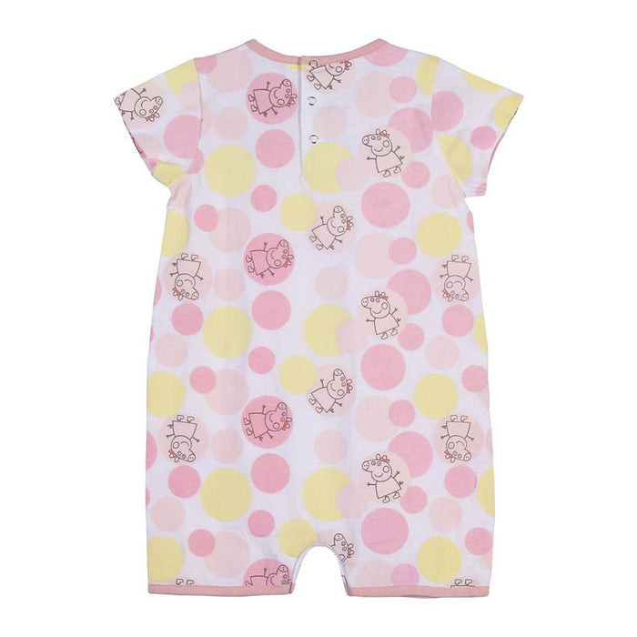 Baby's Short-sleeved Romper Suit Peppa Pig Pink