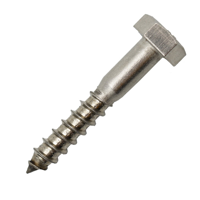 Suruburi cap hexagonal, pentru lemn, DIN 571 ZN, M8x50