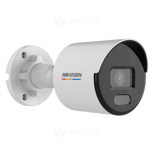 Camera supraveghere IP exterior Hikvision ColorVu DS-2CD1057G0-L-28C, 5MP, lumina alba 30 m, 2.8 mm, PoE